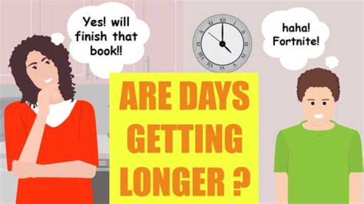 Are days getting longer?