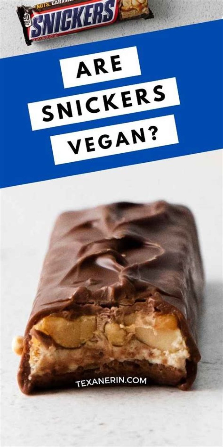 Are Snickers vegetarian 2021?