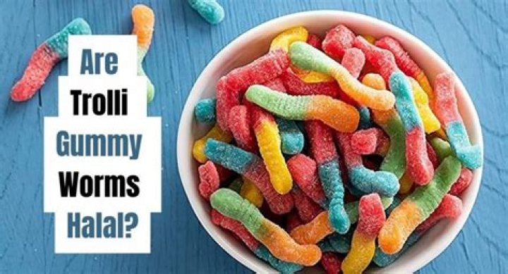 Are Trolli gummy worms halal?