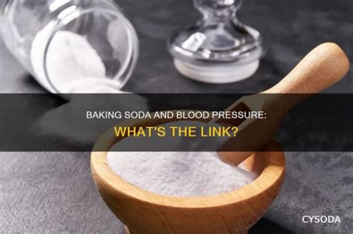 Can baking soda raise blood pressure?