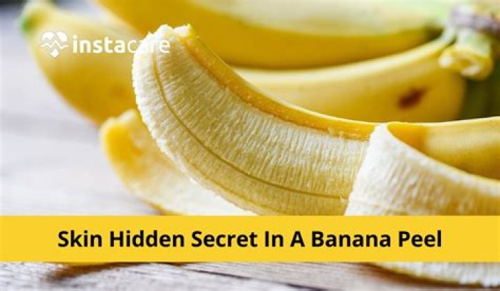 Can banana peel remove pores?