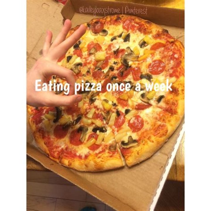 Can eating pizza once a week make you fat?