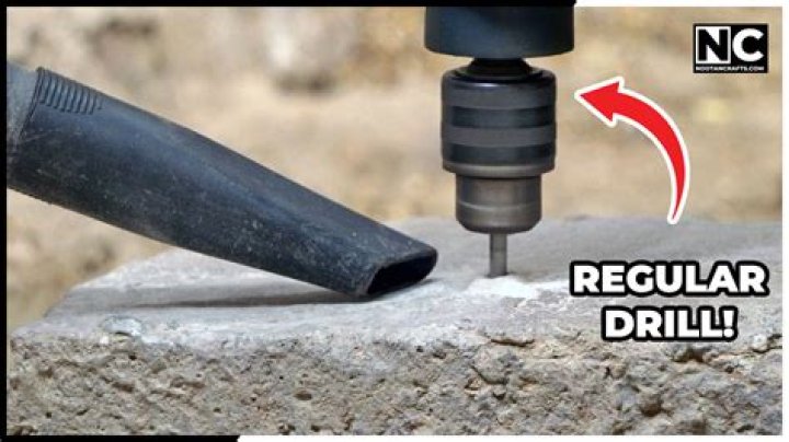 Can I drill a hole in concrete without a hammer drill?