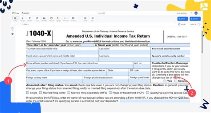 Can I fill out a 1040X form online?
