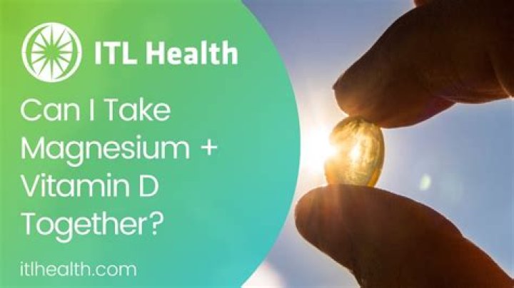 Can I take magnesium and vitamin D together?