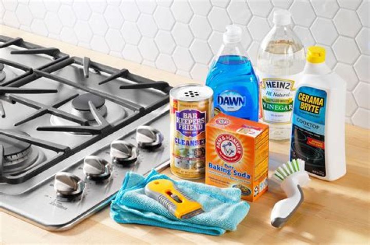 Can I use bleach to clean my stove top?