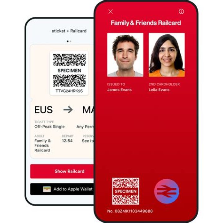 Can I use someone else's family Railcard?