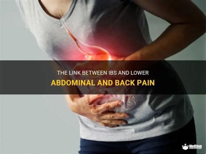 Can IBS cause lower abdominal and back pain?