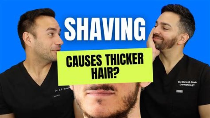 Can still see hair after shaving?