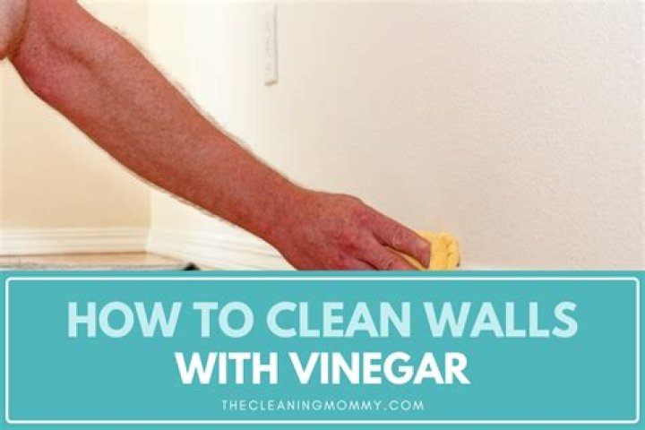 Can vinegar clean walls?