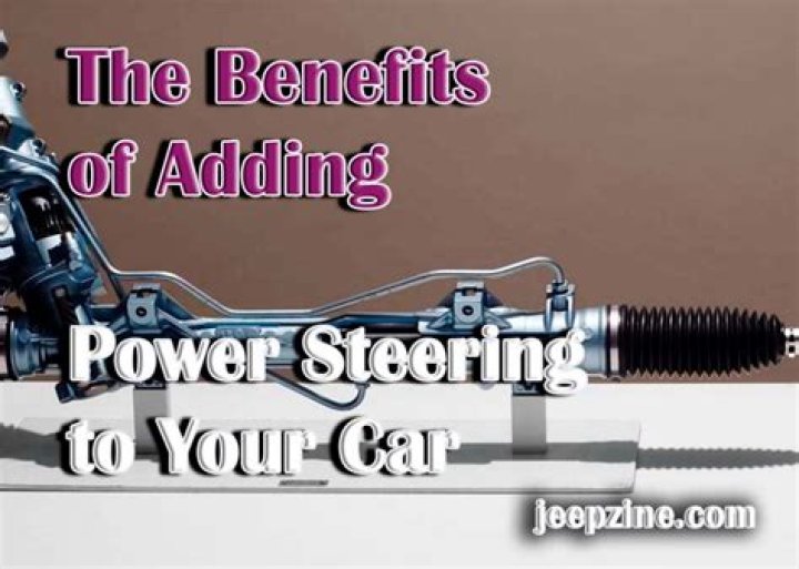 Can you add power steering to a car?