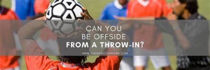 Can you be offside from a throw-in?