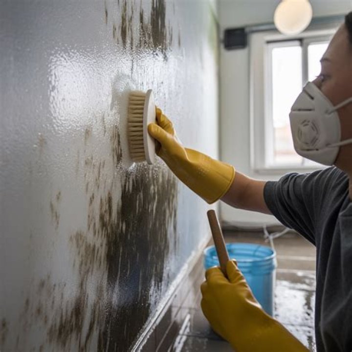Can you clean walls with bleach?