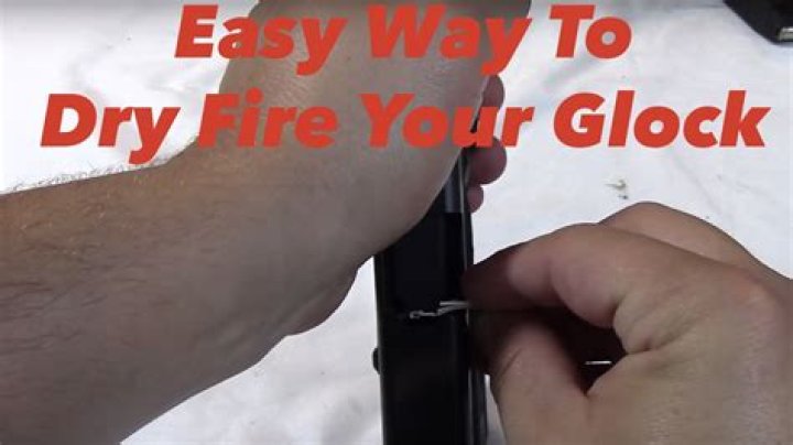 Can you dry fire a Glock?