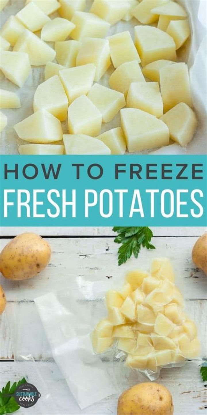 Can you freeze peeled raw potatoes?