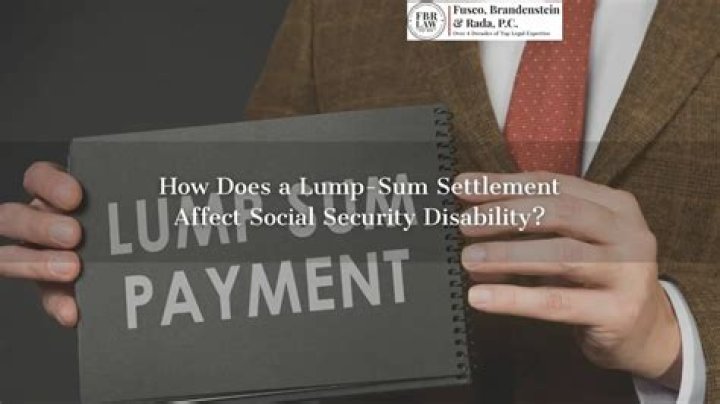 Can you get a lump sum payment from Social Security?
