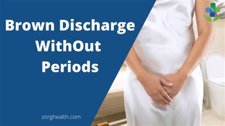 Can you have brown discharge for a week and be pregnant?