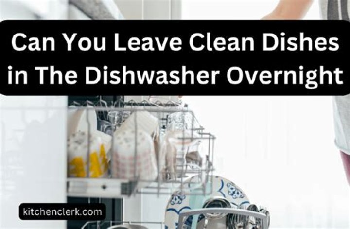Can you leave clean dishes in dishwasher overnight?