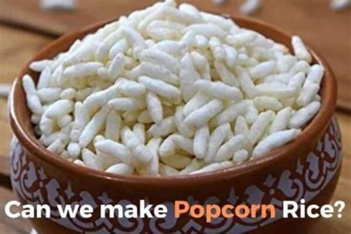 Can you pop rice like popcorn?