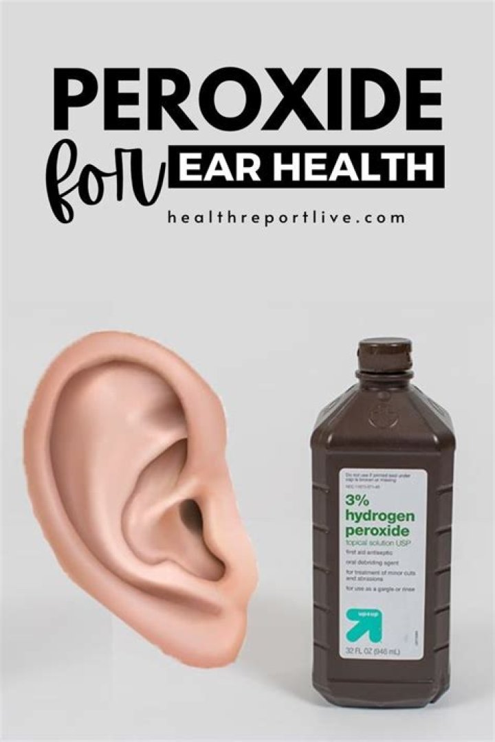 Can you put peroxide in your ear for earache?
