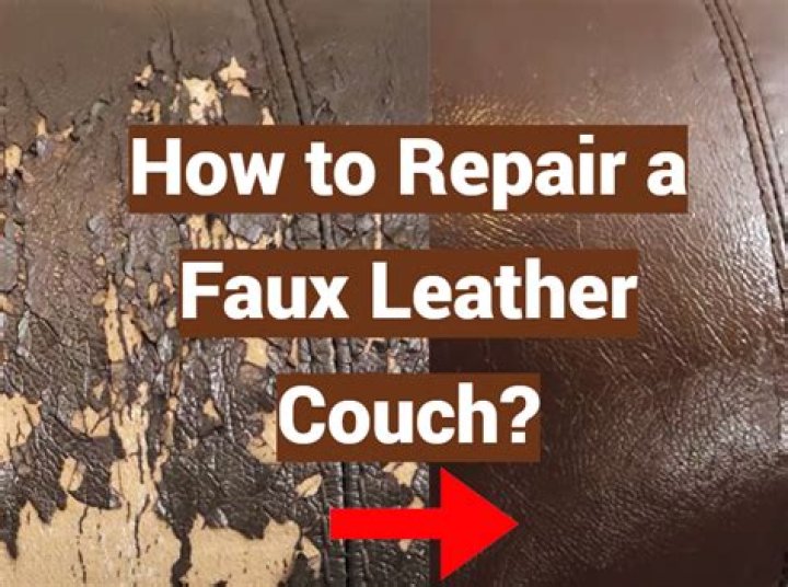 Can you repair peeling faux leather?