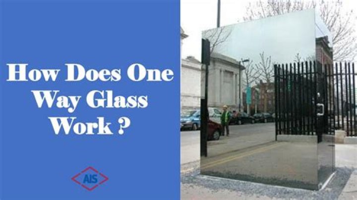 Can you see through one way glass?