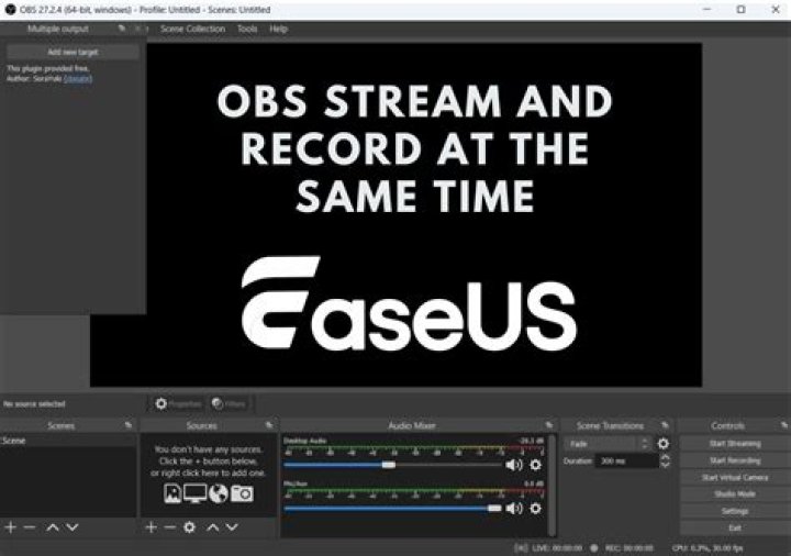 Can you stream and record at the same time OBS?