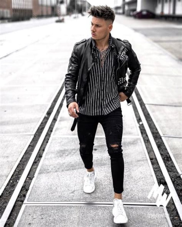 Can you wear a denim shirt with a leather jacket?