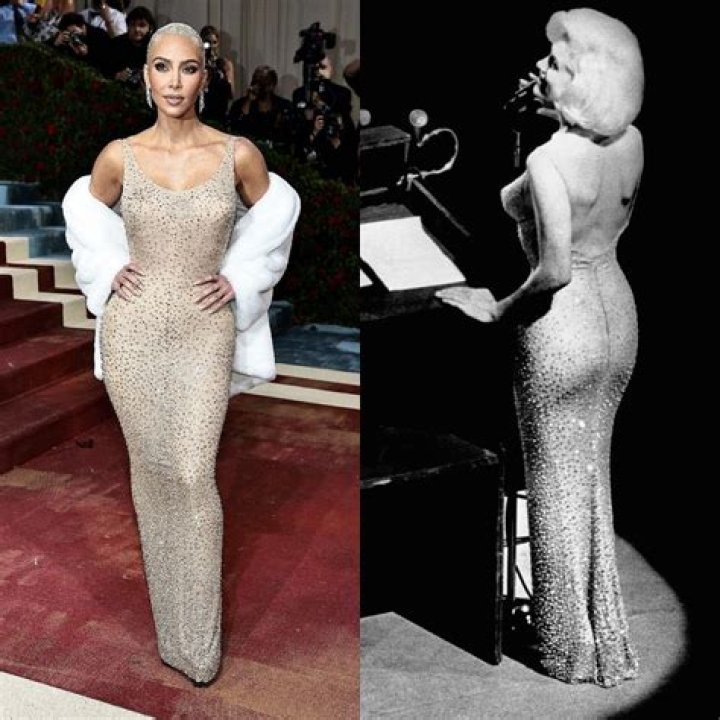 Did Kim Kardashian damage Marilyn Monroe's dress?