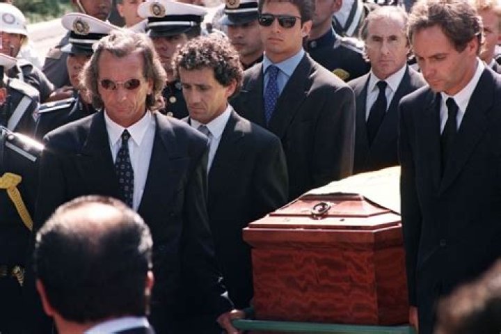 Did Schumacher go to Senna's funeral?