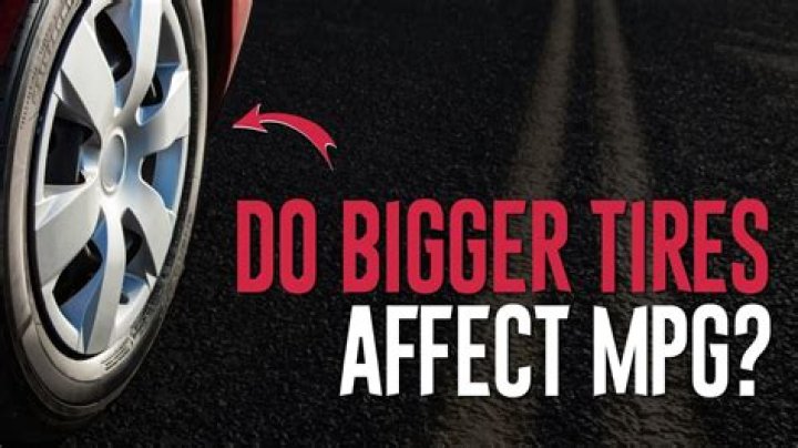 Do bigger tires waste more gas?