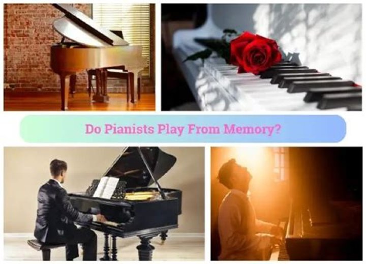 Do concert pianists play from memory?