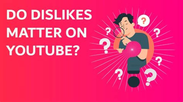 Do dislikes hurt YouTubers?