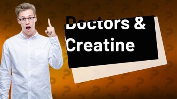 Do doctors recommend creatine?