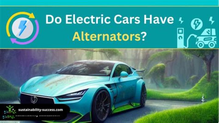 Do electric cars have alternators?