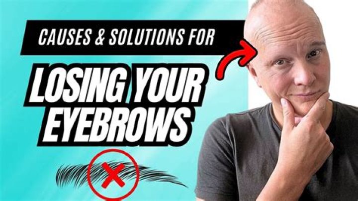 Do eyebrows fall out?