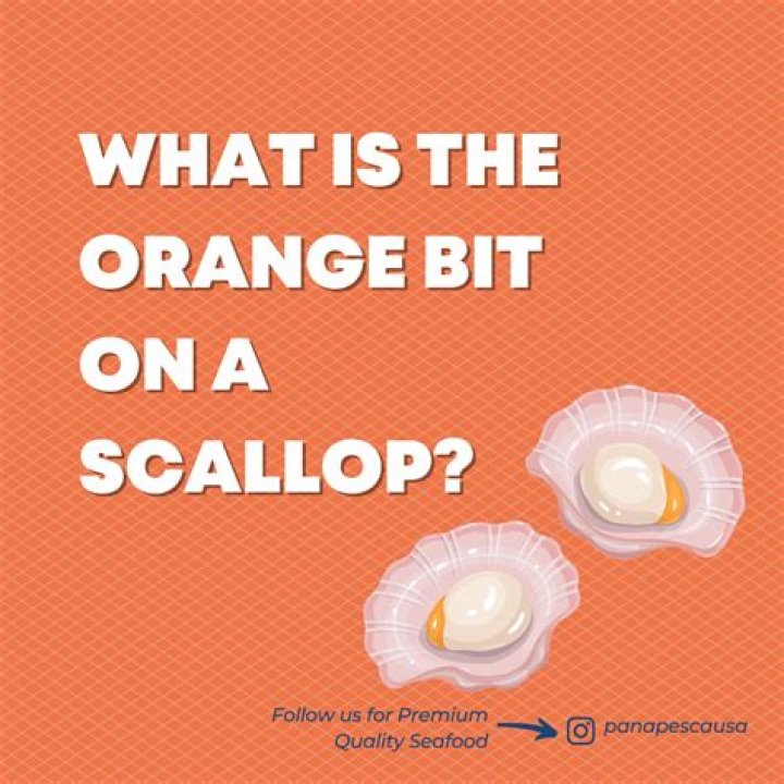 Do you cut the orange bit of scallops?
