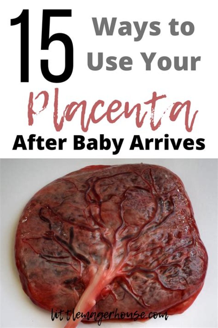 Do you have to cook your placenta?