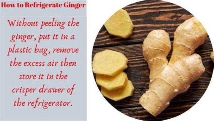 Do you refrigerate ginger after cutting?