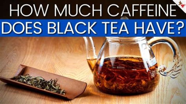 Does black tea increase GABA?