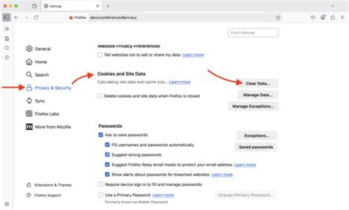 Does clearing cookies delete passwords Chrome?