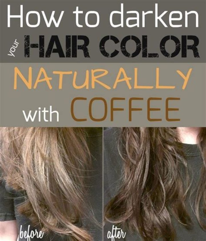 Does coffee really darken your hair?