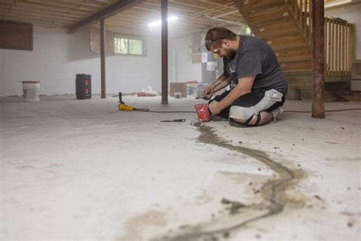 Does concrete floor absorb water?