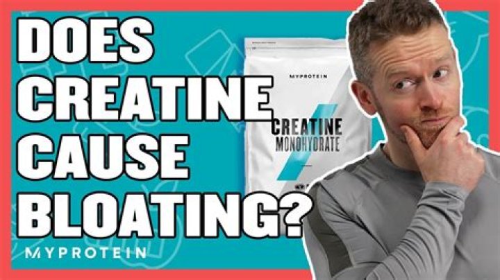 Does creatine bloat your face?