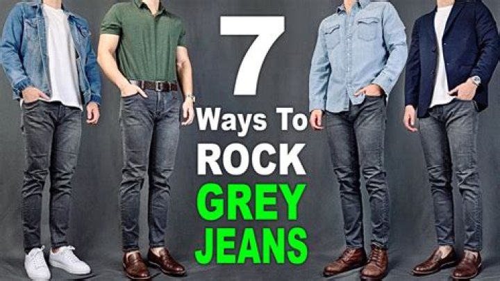 Does grey go with blue jeans?