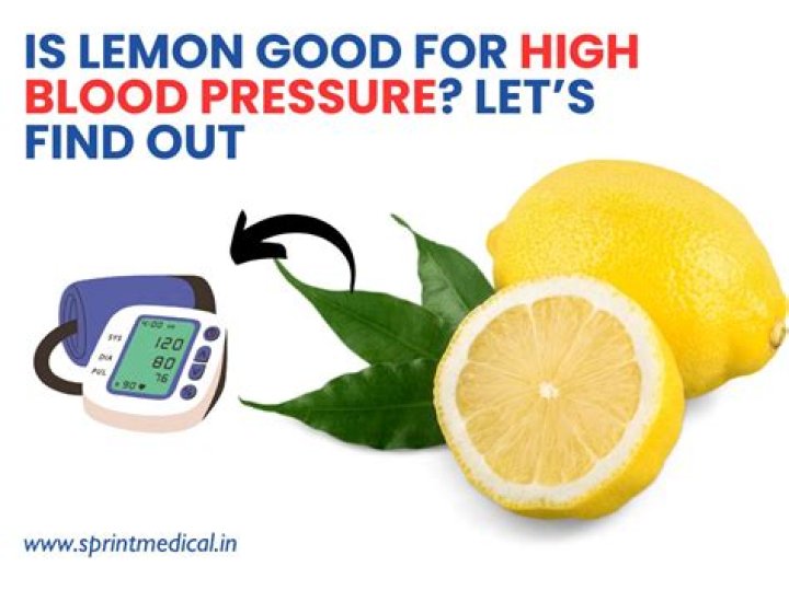 Does lemon water help blood pressure?