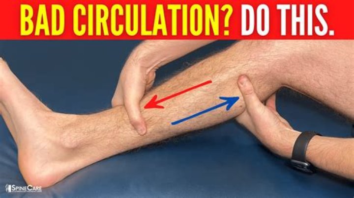 Does shaking your leg help circulation?