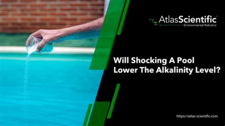 Does Shocking a pool lower alkalinity?