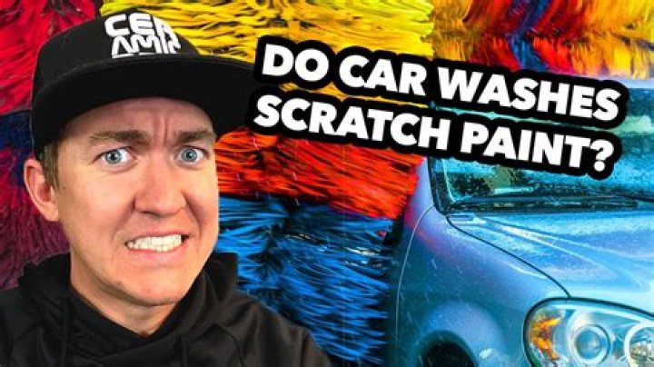 Does the brush at car washes scratch paint?