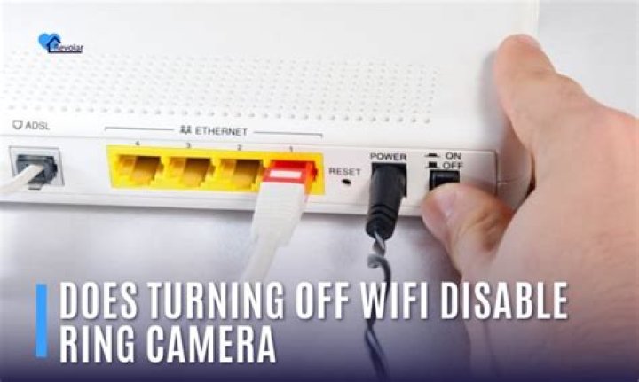 Does turning off Wi-Fi disable Ring camera?